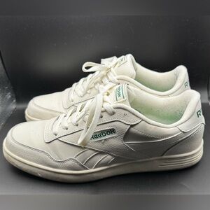 Reebok Court Advance Men's Size 9.5 Sneaker White Green Casual Lifestyle Shoes